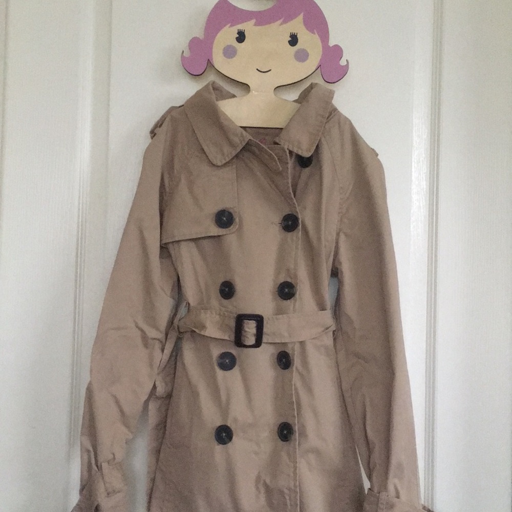 Joe Fresh tan trench coat